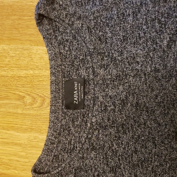 Zara sweater knit short sleeve crop top size small - Picture 3 of 3